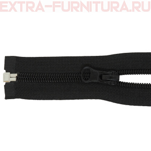 Молния Спираль разъемная Т5, дл. 160см, цв. черный LOGO
