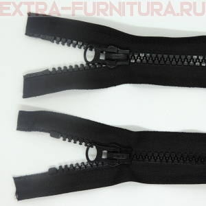 Молния Трактор Т8 2 замка 90см, цв. 322 черный, LOGO