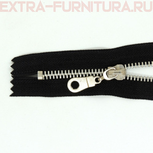 Молния Металл Т5 1 замок, 16 см, никель н/р