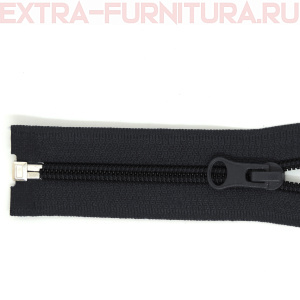 Молния Спираль разъемная дл. 85см, Т5, цв. черный, бегунок груша