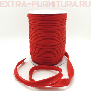 Кант атласный 12 мм, 72 ярда, цв. 030 красный ЕВРО