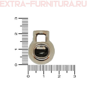 Фиксатор - шар, под металл, цв.никель, арт.8403