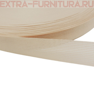 Лента окантовочная 23 мм цв.бежевый 189, уп.100м (пл.3,6+/-0,2 гр/м)