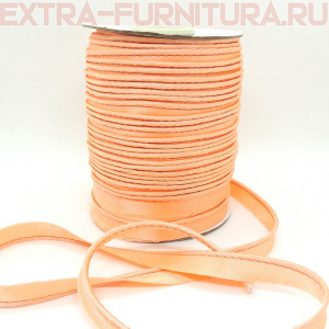 Кант атласный 12 мм, 72 ярда, цв. 092 коралл ЕВРО