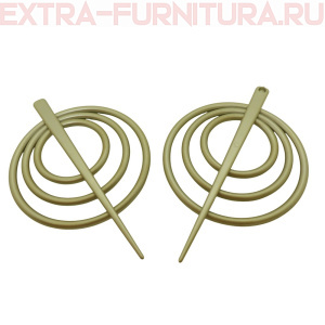 Заколки для штор "Круги", цв. №20, пара