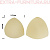 Чашечки корсетные арт.TBY-07.02 с равномер.наполнением р.16 цв,телесный уп.10пар,