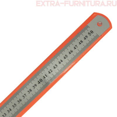 Линейка закройщика 50см, 0,7мм стальная ДС