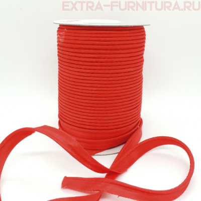 Кант атласный 12 мм, 72 ярда, цв. 031 красный ЕВРО