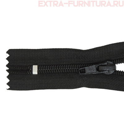 Молния Спираль неразъёмная Т5, дл.25 см, цв. 322 черный