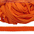 Шнур 34Ф плоский шир.7мм, цв.оранжевый 49, уп.200м