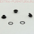 Люверсы 5 мм, (9,9*4,1 mm, h=5,6 mm.), оксид (уп.5000шт) NEWSTAR