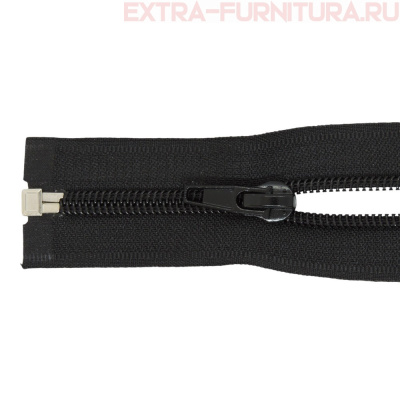 Молния Спираль разъёмная Т5, дл.45см цв. черный, класс А