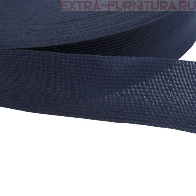 Лента окантовочная 32 мм цв.синий темный 30, уп.100м (пл.4,0+/-0,2 гр/м)