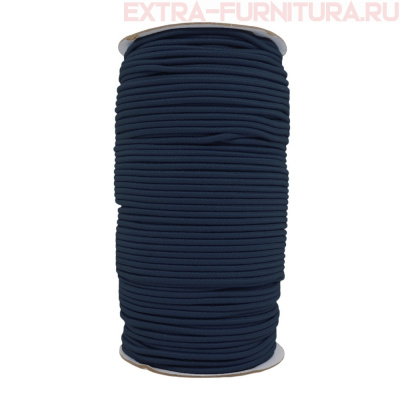 Резинка шляпная 3мм цв.330 темно-синий (уп.100м)