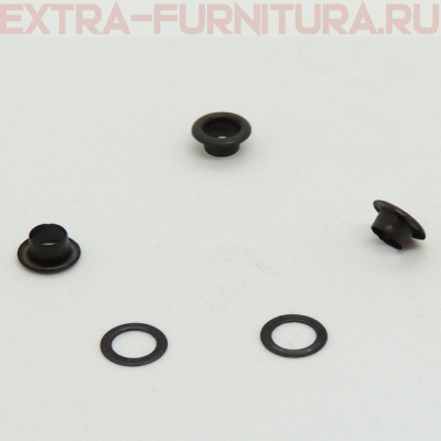 Люверсы 5 мм, (8,4*4 mm, h=3,7 mm.), оксид (уп.1000шт) М