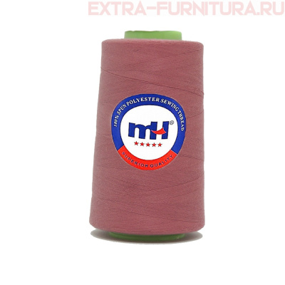 Нитки МН 40/2 п/э  5000 ярдов №549 т. розовый *
